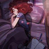 Something watches you while you sleep . Concept Art, Traditional illustration, and Digital Illustration project by Alejandra Galadí Leiva - 06.03.2019