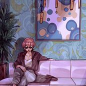 room. Concept Art, Drawing, Traditional illustration, and Digital Illustration project by Alejandra Galadí Leiva - 06.03.2019