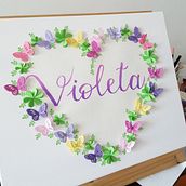 Lettering con acuarela Ein Projekt aus dem Bereich Kalligrafie, Lettering und Aquarellmalerei von Patricia Gutierrez - 12.05.2019