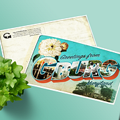 Saludos desde Gaithersburg - Postal Vintage . Design gráfico projeto de Samantha Portuondo - 05.06.2019