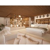 Suite Masía . % Sara González Martín tarafından hazırlanan 3D, İç Mimarlık, Dekoras, on, A, dınlatma Tasarımı, İç Tasarım, Mobil, Ve a Tasarımı ve Yapımı projesi - 06.06.2019