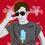 Helado. Projekt z dziedziny Trad, c i jna ilustracja użytkownika Pilar Fernández - 17.05.2019