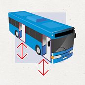 Consejos de seguridad autobús. Design, Editorial Design, Graphic Design, and Vector Illustration project by Roger Pla Ramos - 03.25.2010