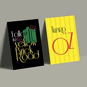 The wizard of OZ - Poster. Poster Design, Editorial Design, and Graphic Design project by Lorena Maeso García - 03.12.2016