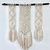 Mi Proyecto del curso: Introducción al macramé: creación de un tapiz decorativo. Projekt z dziedziny Craft, Kreat, wność i Design użytkownika Estefanía Gutiérrez Herrera - 09.06.2019