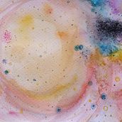 Mi galaxia uterina . Watercolor Painting project by Marta sabaté - 06.10.2019