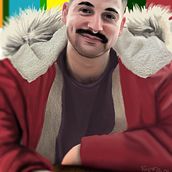Alfonso Martínez. Arte Digital. Fine Arts, Drawing, Portrait Drawing, Realistic Drawing, Traditional illustration, and Digital Illustration project by Alfonso Pez Aparicio - 06.07.2019