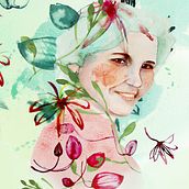 Mi Proyecto del curso: Retrato ilustrado en acuarela.  project by Ana Castro - 06.11.2019