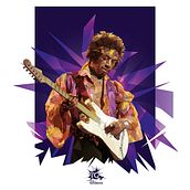 Homenaje Jimi Hendrix. Projekt z dziedziny Ilustracja c, frowa i Grafika wektorowa użytkownika Josep Pérez Campins - 25.01.2019