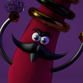 Mi Proyecto del curso: Introducción exprés al 3D: de cero a render con Cinema 4D. 3D, Character Design, and 3D Character Design project by Pedro Xavier - 06.10.2019