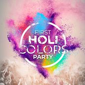 First Holi Colors Party. Un progetto di Design, Design di poster  e Graphic design di Pedro David Silvio - 12.06.2019