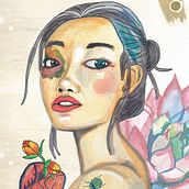 Mi Proyecto del curso: Retrato ilustrado en acuarela. Un progetto di Illustrazione tradizionale di Alejandra Jsp - 12.06.2019