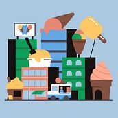 Ciudad de las oportunidades Ein Projekt aus dem Bereich Animation, Traditionelle Illustration und Motion Graphics von Alberto Pozo - 12.06.2019