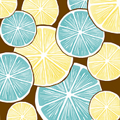 Pattern design. Lemon. . Projekt z dziedziny Pattern design użytkownika Gloria CaRo - 13.06.2019