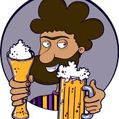 Cerveza La Corrala. Design, Logo Design, Traditional illustration, and Digital Illustration project by Mariana Fernández Morales - 04.13.2019