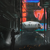 Mi Proyecto del curso: Iniciación al concept art: diseñando el futuro. Un projet de Art conceptuel, Illustration traditionnelle, Illustration numérique , et Jeux vidéo de marcosramones21 - 15.06.2019