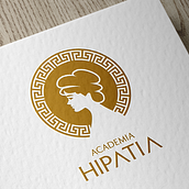 Academia Hipatia - Imagen corporativa . Br, ing, Identit, Design, Logo Design, Graphic Design, Traditional illustration, Marketing, Digital Marketing, Naming, T, and pograph project by Alejandro Martín - 06.17.2019