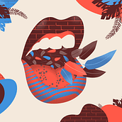 Red Bull Amaphiko — Key Visuals. Digital Illustration, Graphic Design, Traditional illustration, Motion Graphics, and Vector Illustration project by Gustavo Bouyrié - 06.17.2019