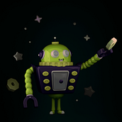 Mi Proyecto del curso: Introducción a la creación de personajes y modelado 3D con Maya. 3D, and 3D Modeling project by Victoria Yasmín Tejero Chile - 05.23.2019