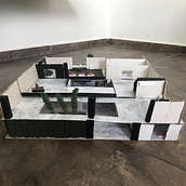 Proyecto preparatoria: Departamento lujo.. Een project van Architectuur van Angel Aguas Patiño - 12.04.2018