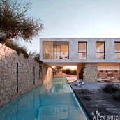 Vivienda privada en Begur (Costa Brava). 3D, Architecture, Digital Architecture, Interior Architecture & Infographics project by AlexRuiz ArchitectureandVisualization - 06.21.2019