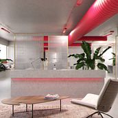 ESPIROFLEX - OFICINAS - DISEÑO DE INTERIORES Y 3D. Een project van 3D, Digitale architectuur, Interactief ontwerp,  Interieurdecoratie,  3D-ontwerp, Interieurontwerp,  Interieur y  3D-modellering van Andrea Rodríguez Fornieles - 11.09.2018