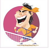 Rafa Nadal.. Vector Illustration project by José Ramón Gómez Villate - 06.21.2019