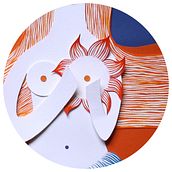 Sara, la sirena. Traditional illustration, and Paper Craft project by Aida Alonso - 06.21.2019