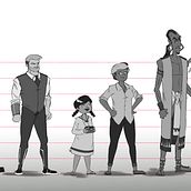 Proyecto del curso: Introducción al diseño de personajes para animación y videojuegos. Animation, 2D Animation, Comic, Concept Art, Character Design, and Traditional illustration project by Daniel Godínez - 06.21.2019