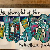 Mi Proyecto del curso: Lettering de gran formato. Lettering project by Monica Bösch - 06.24.2019