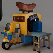 Modelado 3d SnackBar. 3D Modeling project by Tamara Alonso Guerra - 06.26.2019