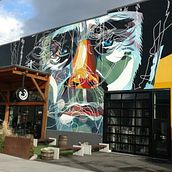 Mural para Breakside Brewery Portland. Street Art, and Traditional illustration project by Alvaro Tapia Hidalgo - 06.01.2017