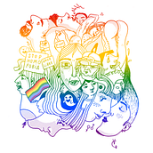 Orgullo LGTBI+. Creativit, Drawing, Design, Traditional illustration, and Digital Illustration project by Verónica Cámara Beviá - 06.28.2019