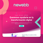 Newebb - Renovación digital . Digital Architecture, Br, ing, Identit, Web Development, Design, and Web Design project by Borja Alday - 06.30.2019