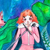 Mi Proyecto del curso: Animalario botánico: acuarela, tinta y grafito | Una dama en el bosque húmedo . Un proyecto de Bellas Artes, Creatividad y Pintura a la acuarela de Jess Solano - 09.05.2020