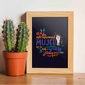 Diseño Tipográfico para Día Internacional de la mujer, Universidad Anáhuac Mayab. Un proyecto de Diseño gráfico, Instagram y Lettering de Diana Espadas - 01.07.2019