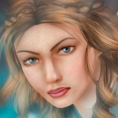 Ángel. Projekt z dziedziny Animacje 2D,  Sztuki piękne, Concept art, Portret, Projektowanie postaci, Ilustracja c i frowa użytkownika Alex García García - 02.07.2019