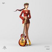 Diseño de algunos personajes, 3D y pintura digital (Enero-Agosto 2017) . 3D, Film, Film, Video, TV, Concept Art, Creativit, Drawing, Artistic Drawing, Art Direction, Character Design, 3D Character Design, Sculpture, Advertising, TV, and Video Games project by Joan Madrid - 08.08.2017