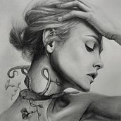 Mujer bisagra . % Fran Aguero tarafından hazırlanan Kalem Çizimi projesi - 07.05.2019