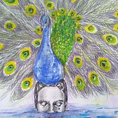 UNIT 1 - Animalization myself. Watercolor Painting project by Lena Lanak - 07.06.2019