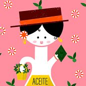 Olive Oil - Vintage Illustration. Br, ing, Identit, Graphic Design, and Traditional illustration project by Inés Marco Aguilar - 07.09.2019
