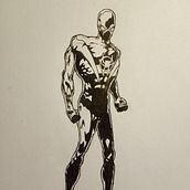 Mi Proyecto del curso: Ilustración para cómics: anatomía de un superhéroe. Drawing, Character Design, and Traditional illustration project by Nicolás - 07.09.2019