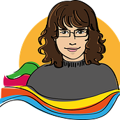 Autoretrato. Ilustração vetorial projeto de Sandra Bermejo Molas - 09.07.2019