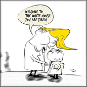 Welcome to the White House. Comic project by federico - 07.10.2019