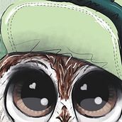 Búho Bebé. Ilustração digital e Ilustração infantil projeto de Yira Ramírez Pérez - 11.07.2019