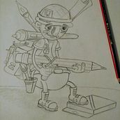 Mi Proyecto del curso: Introducción a la creación de personajes estilo cartoon. Sketching, Pencil Drawing, Character Design, and Traditional illustration project by Henry Cuero Álvarez - 07.12.2019