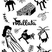 Ilustración para la revista digital Mallata. Traditional illustration, and Digital Illustration project by Pilar Serrano - 05.08.2019