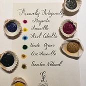 Elaboración de acuarelas artesanales. Fine Arts project by Cristina Lopez Pozo - 07.30.2019