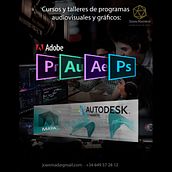 Cursos online personalizados de programas audiovisuales y gráficos. Information Design, Logo Design, Editorial Design, and Graphic Design project by Joan Madrid - 07.14.2019