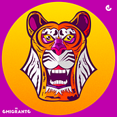 tigre . Traditional illustration, Digital Illustration, and Vector Illustration project by Eddi Alvarez - 07.17.2019